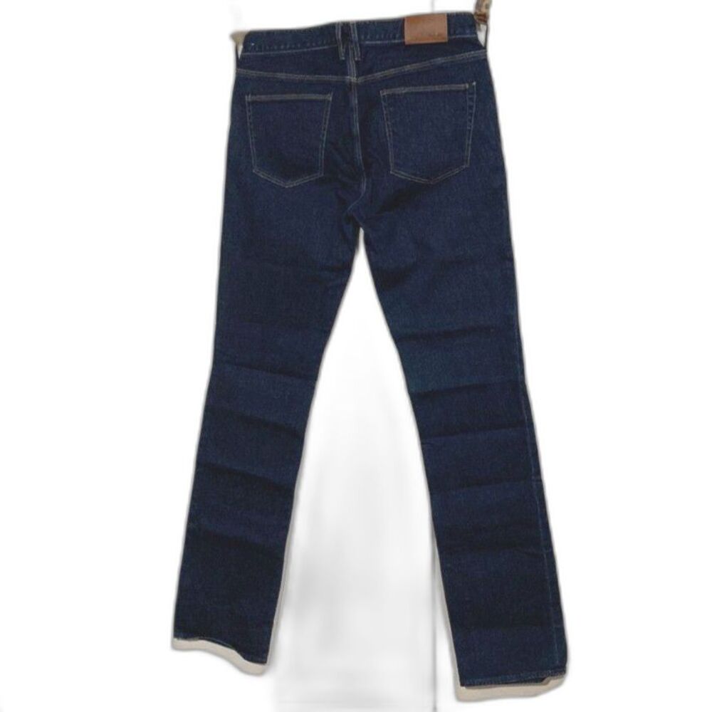MADEWELL Rail Straight Dark Wash Blue Denim Jeans Womens Size 30 x 34 inches